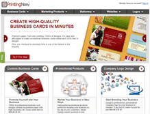 Tablet Screenshot of printingnow.com